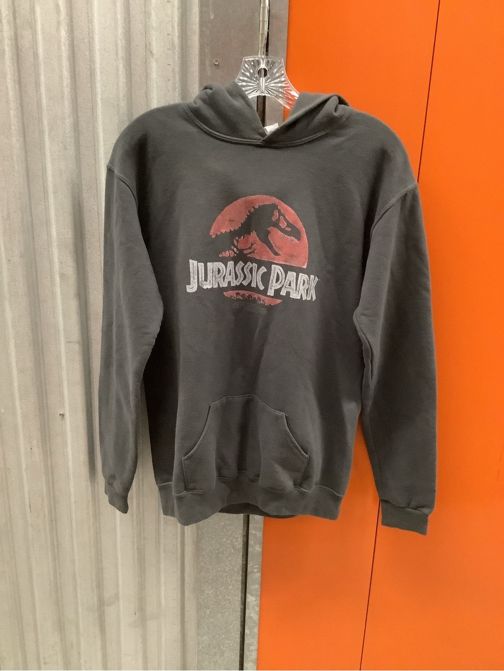Kids Grey Hoodie Close-up